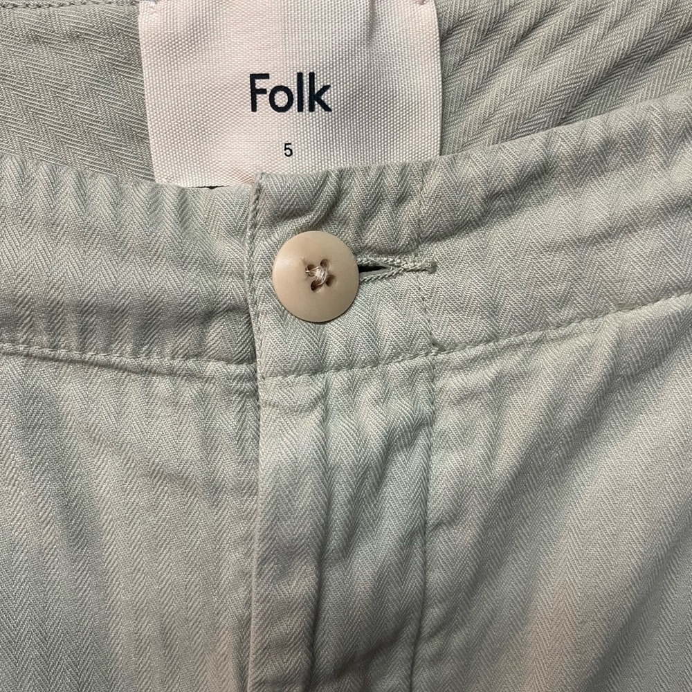 Folk Tan Chinos Relaxed Fit Elastic Cuffs - Picture 2 of 7